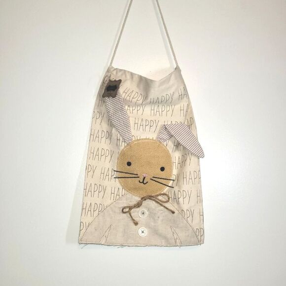 New Mud Pie Bunny Easter Spring Door Hang - Picture 3 of 8